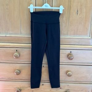 Black, ankle length, wunder unders, size 4.